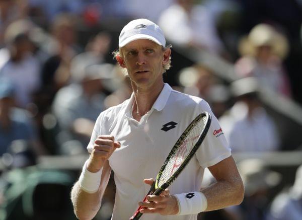 South Africa's Kevin Anderson at the Wimbledon Tennis Championships