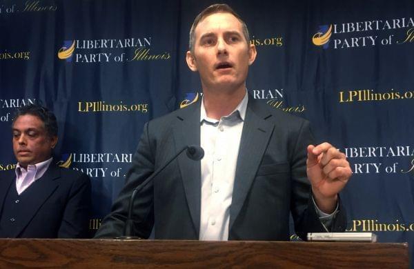 Illinois Libertarian gubernatorial candidate Grayson "Kash" Jackson