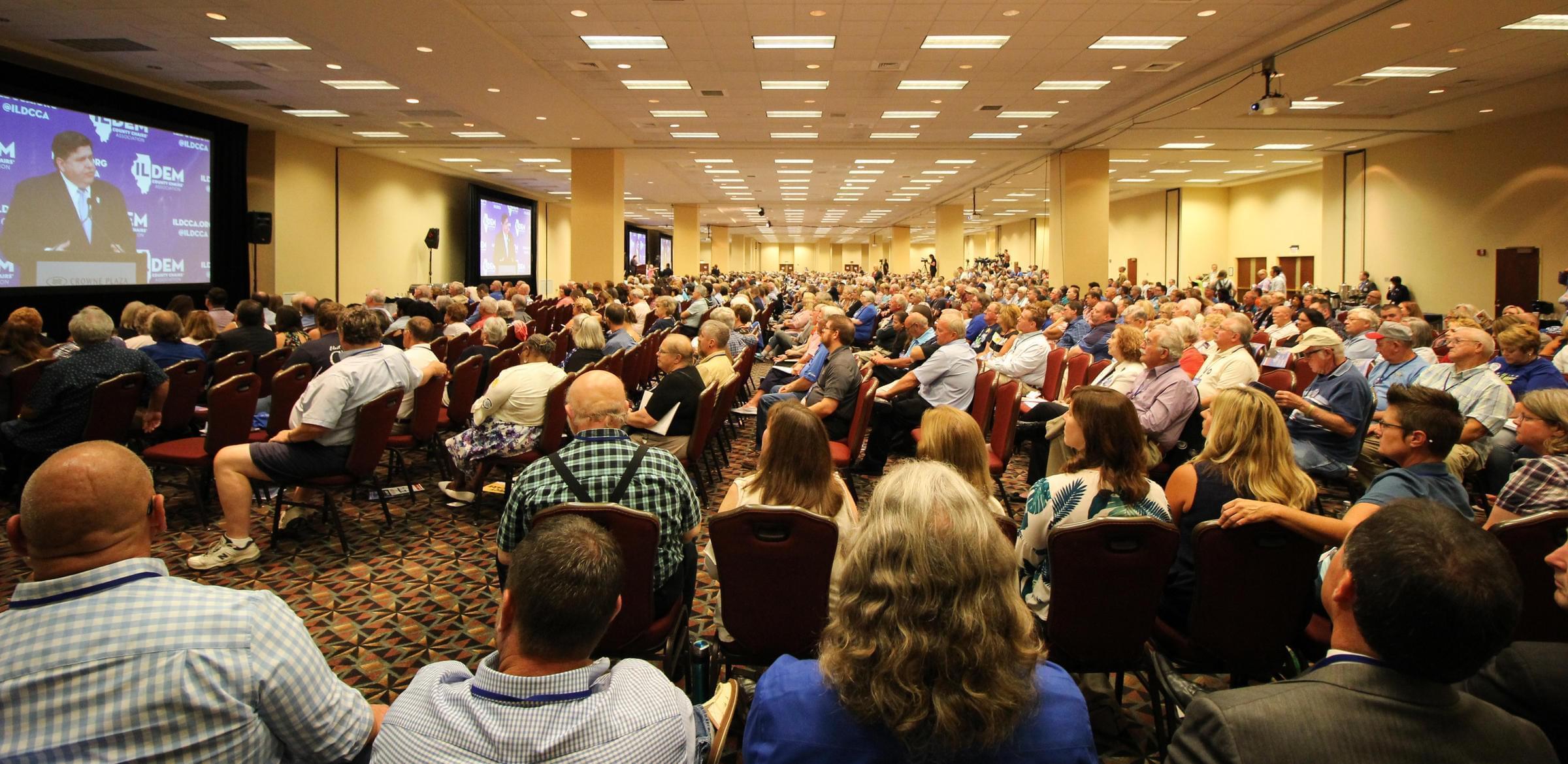 Democrats say they had a record crowd for the County Chairs' Associations's annual State Fair brunch.