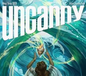 Uncanny Magazine cover.