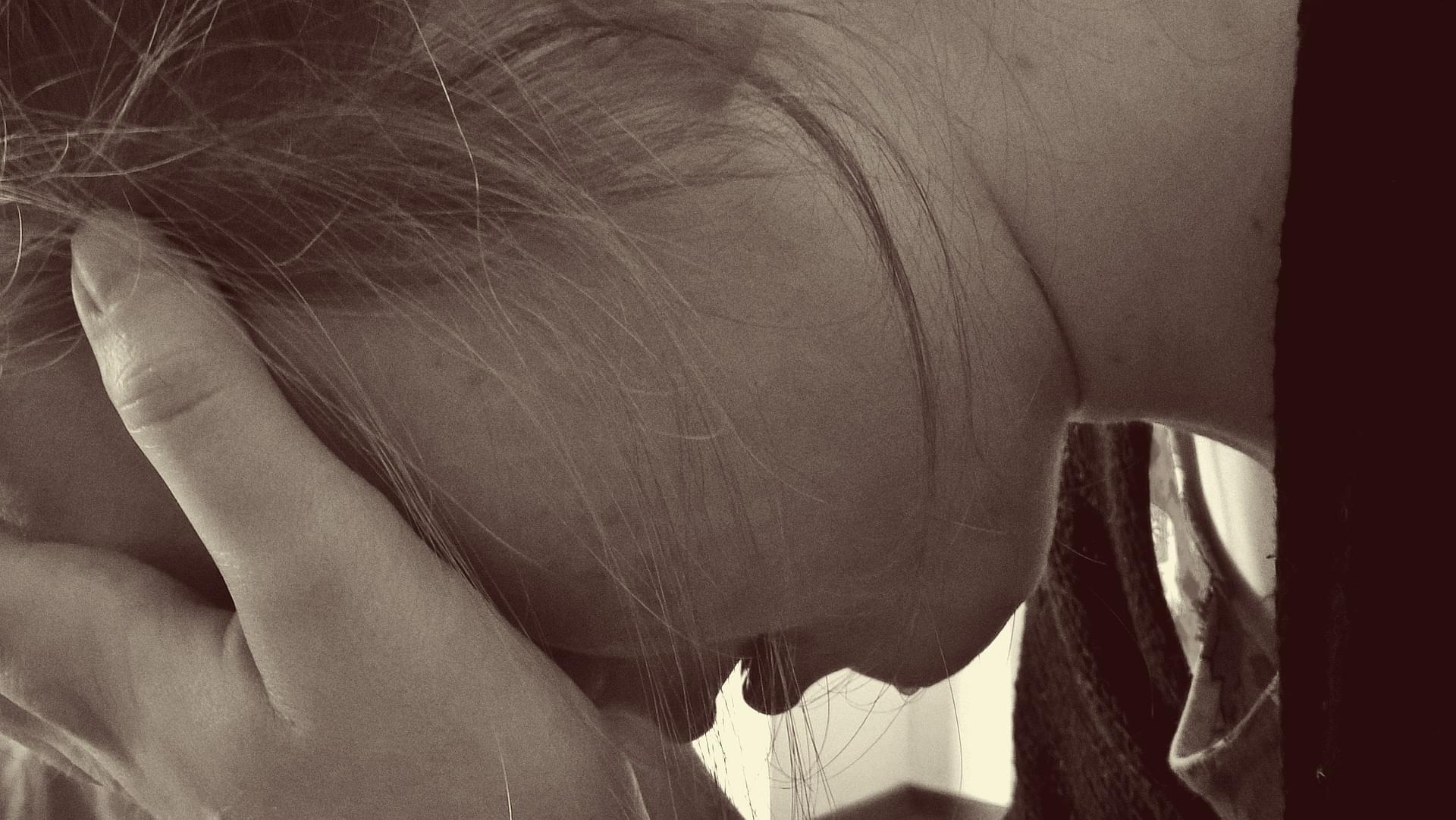 sad person