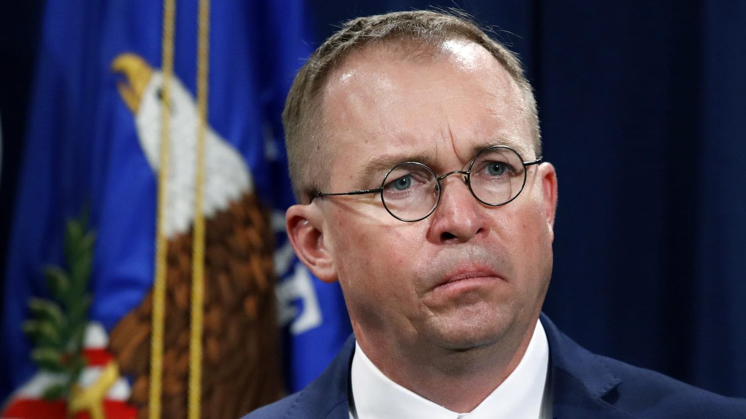 Mick Mulvaney, director of the Office of Management and Budget, will be acting White House chief of staff when John Kelly leaves at the end of the year.