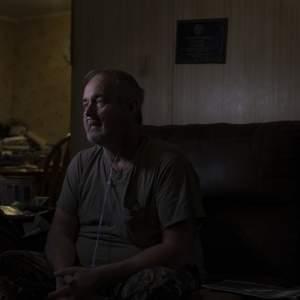 Greg Kelly at home in Delphia, Ky. A former coal miner, Kelly has an advanced stage of black lung disease known as complicated black lung or progressive massive fibrosis.