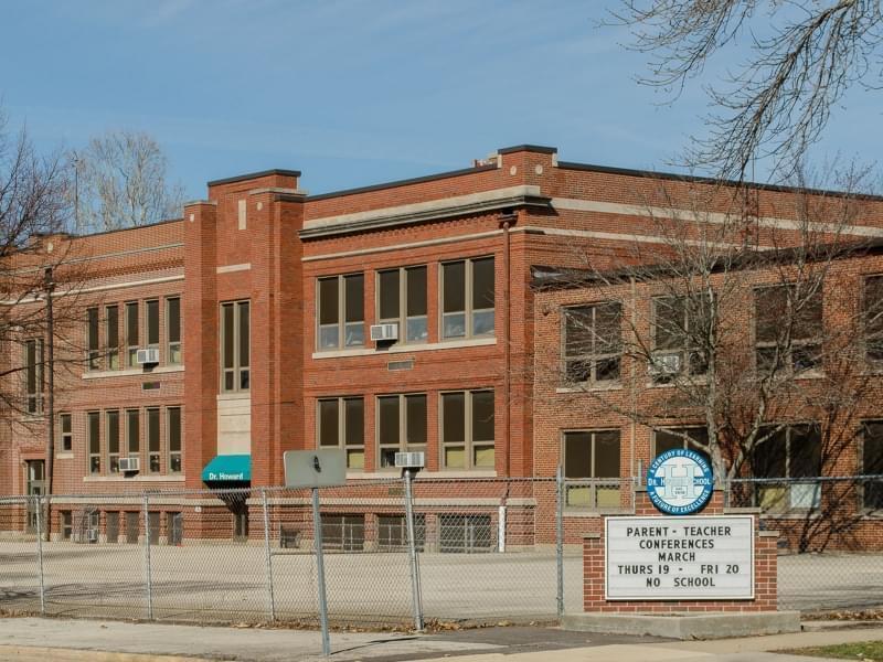 The former Dr. Howard elementary school in Champaign.
