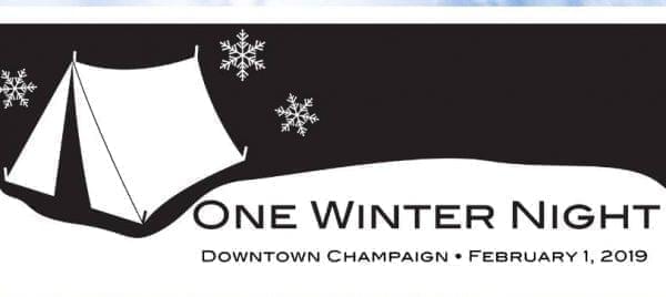 Logo for the One Winter Night event.