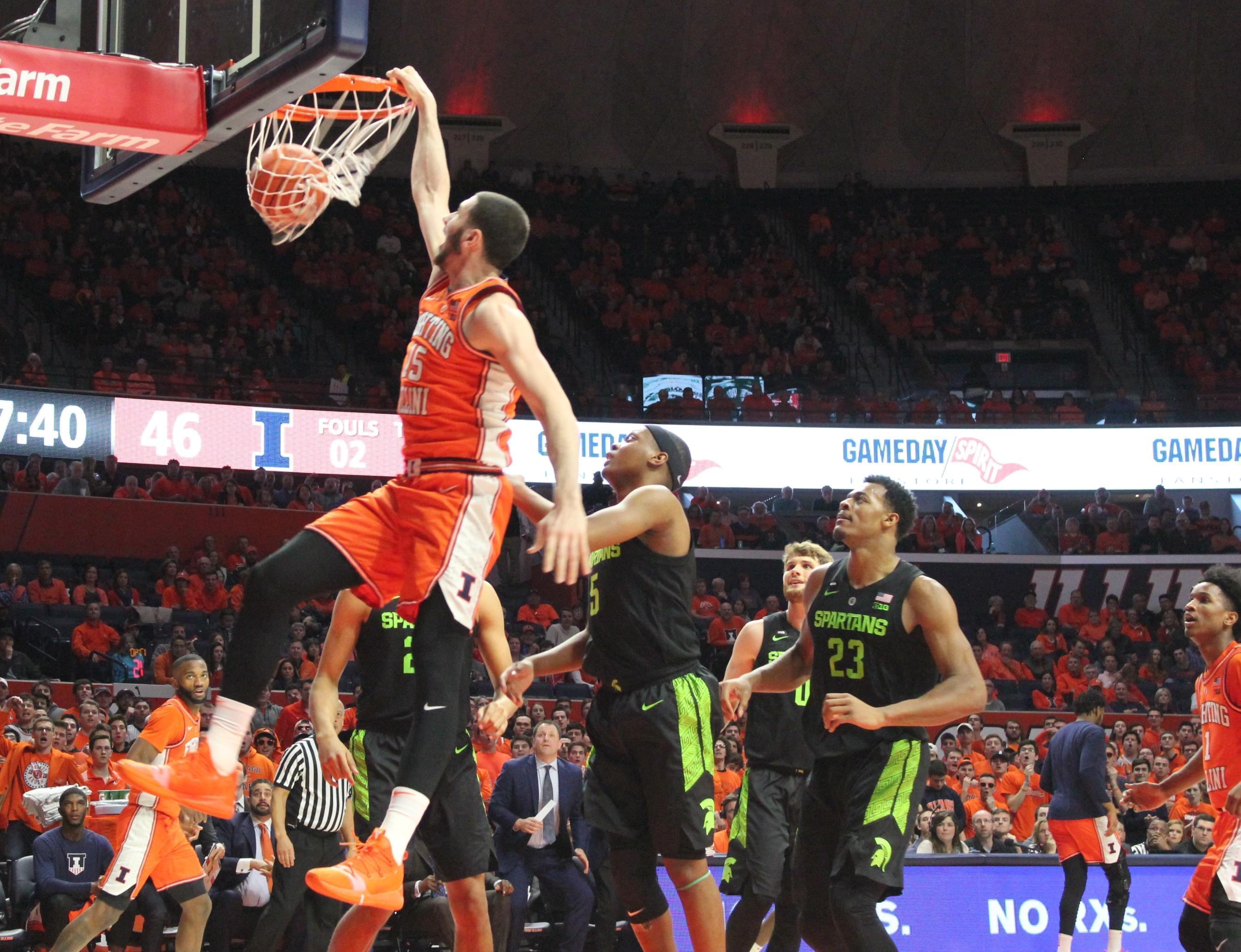 Freshmen Ignite Illini Upset Of 9 Spartans News Local State