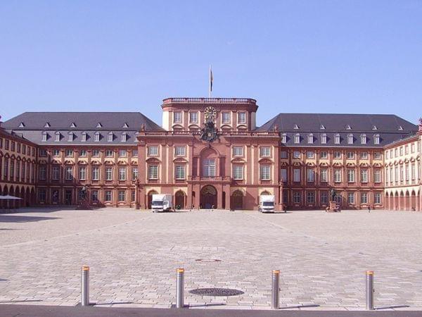 The courtyard of the palace at Mannheim