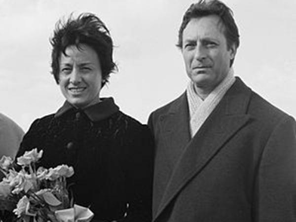 Marcella de Girolami and Carlo Maria Giulini in the Netherlands in 1965.