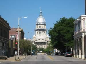 Illinois Capital building in Springfield
