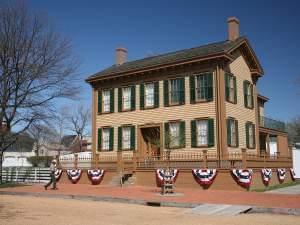 Lincoln home in Springfield Illinois