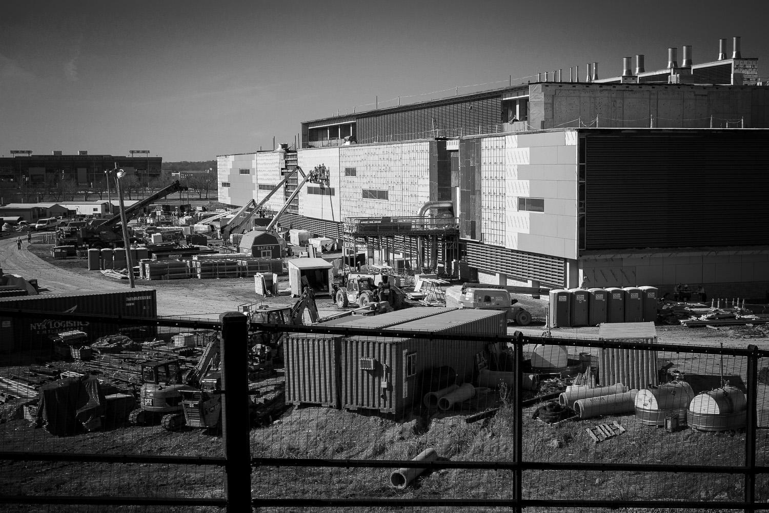 The National Bio and Agro-Defense Facility construction site in February 2019.