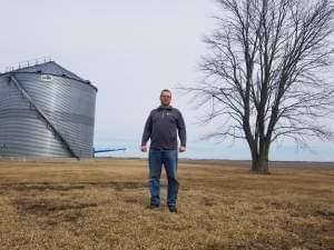 Aaron Phipps farms 2,100 acres in eastern Illinois, two miles from the Indiana border. He's been with Farmers Business Network for three years and fully supports the service.