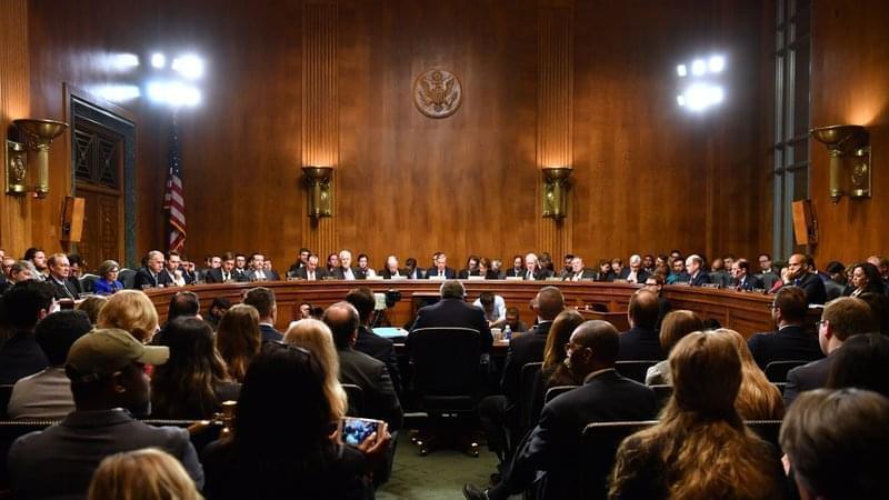 Attorney General William Barr testifies before the Senate Judiciary Committee on Wednesday about the special counsel report on Russian interference in the 2016 election.