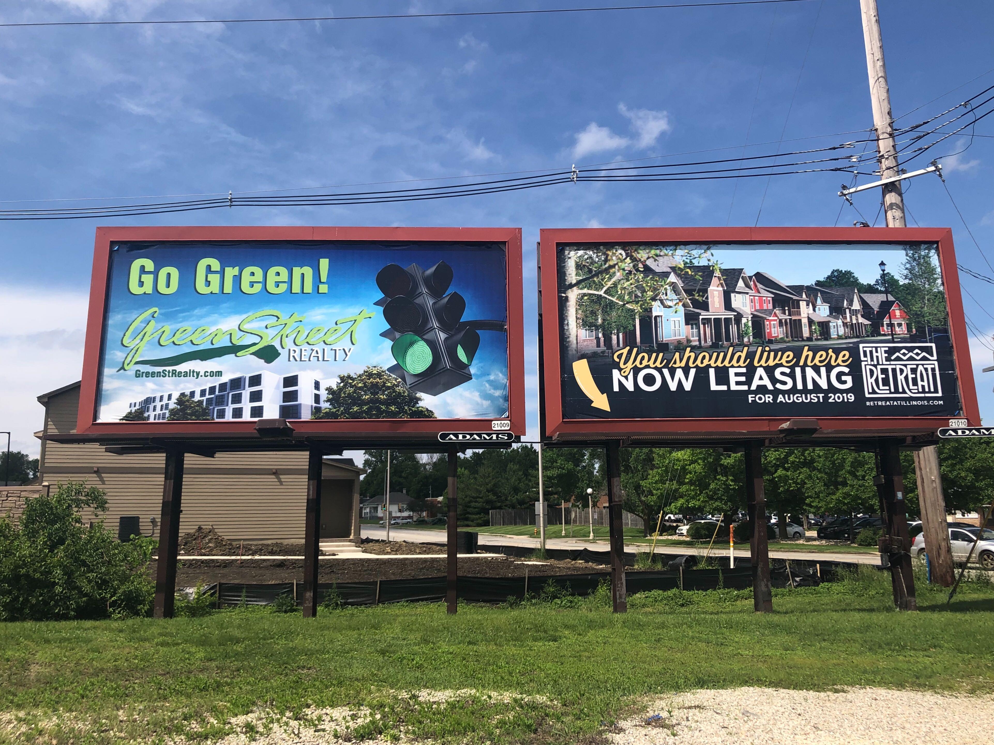 Billboards for apartments 