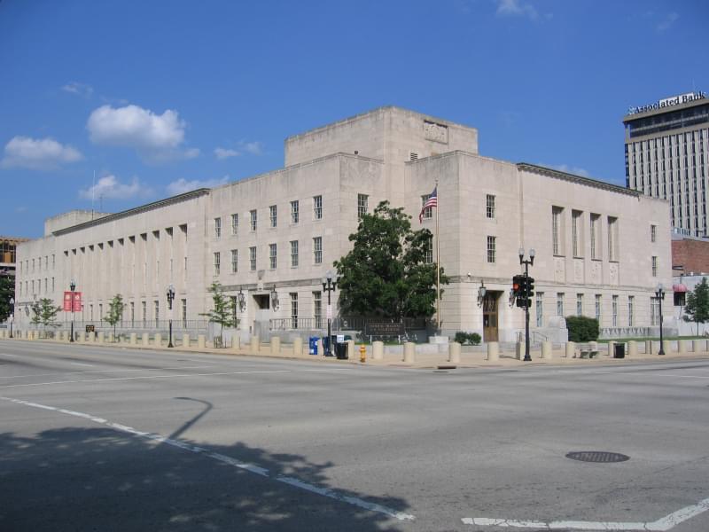 The Federal Building and U.S. Courthouse in Peoria, Illinois.