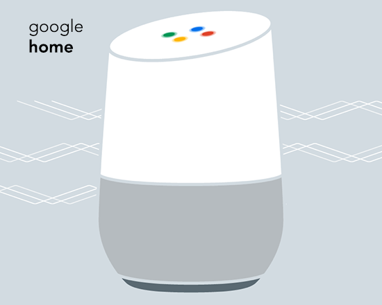 image of a Google Home device
