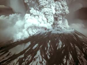 
Mount St. Helens erupting 