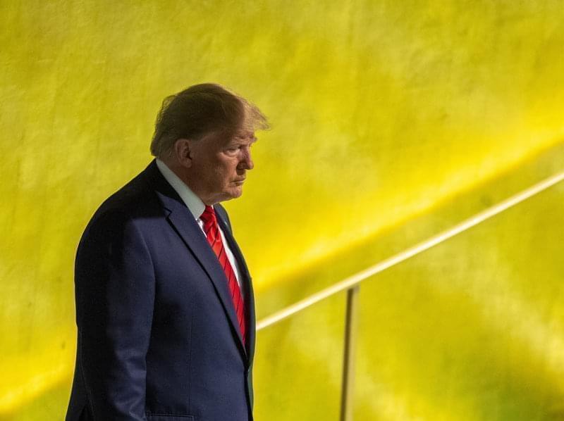 President Trump at the United Nations General Assembly in New York on Tuesday. The July call is at the center of a controversy over whether Trump pressured another country to investigate former Vice President Joe Biden.