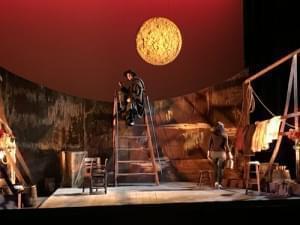 The set on stage for Opera Delaware's performance of I Tabarro.