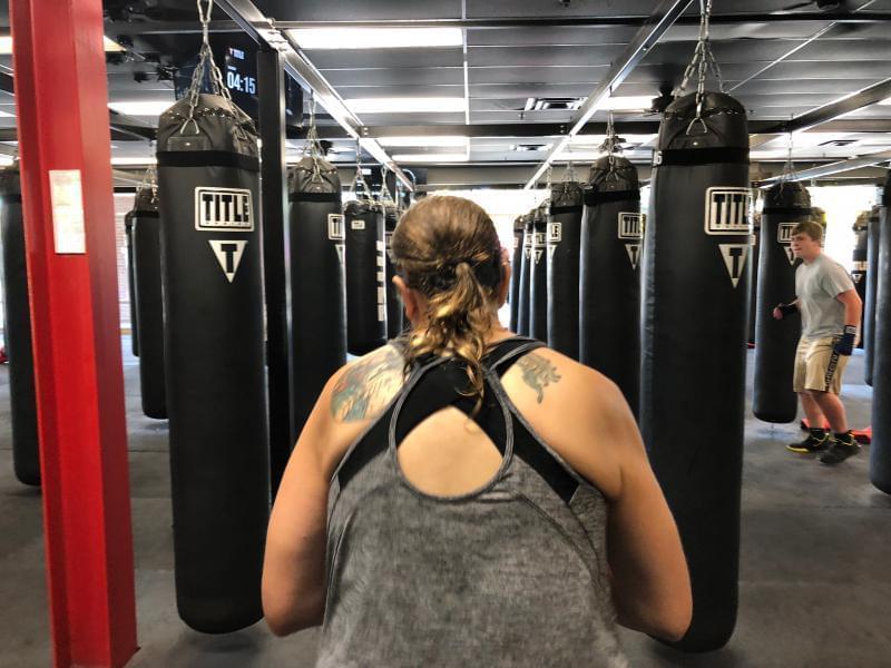An Indianapolis boxing class helps people get through their grief.