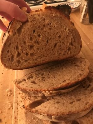 Here is WILL agriculture reporter Dana Cronin's first attempt at making sourdough bread. Looks good!