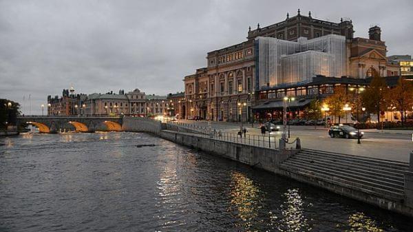 Royal Swedish Opera on the north side of the Norrström river