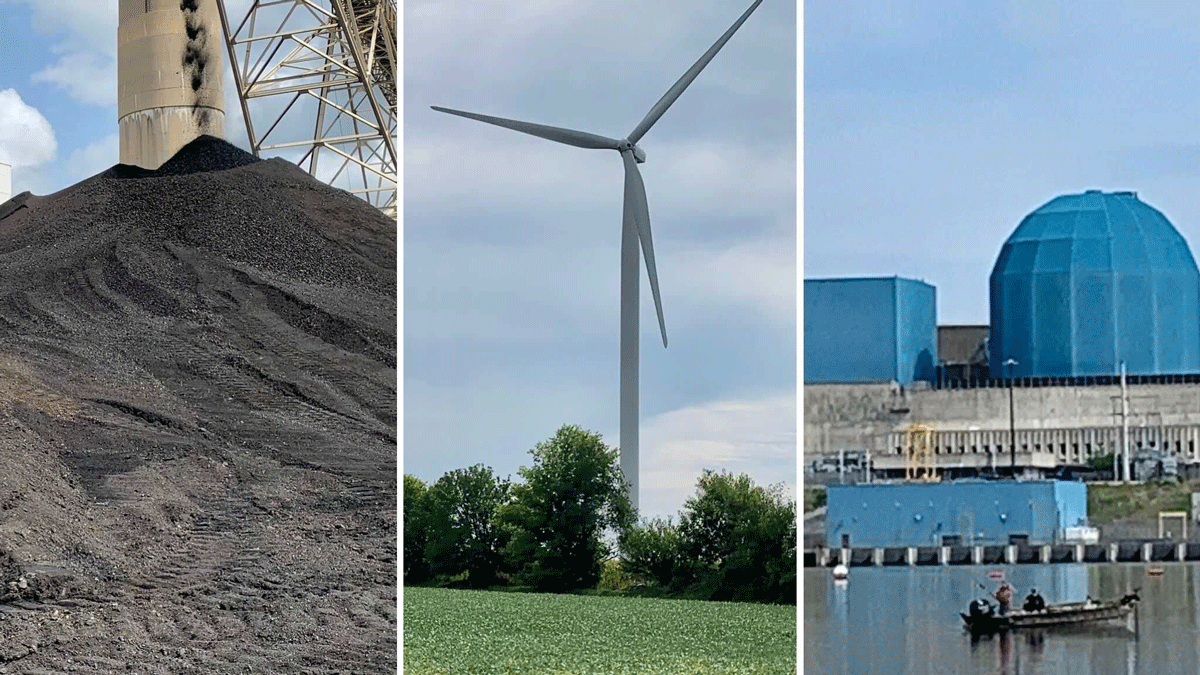 The coal in Sangamon County, wind turbines in Vermillion County, and the Clinton Nuclear Power Station in De Witt County will all be affected by Illinois' new clean energy bill.