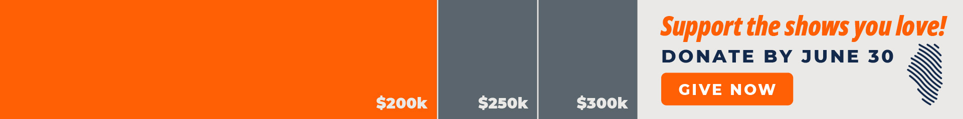 Support the shows you love! Donate by June 30 to help Illinois Public Media close the $300,000 funding gap for fiscal year 27. 