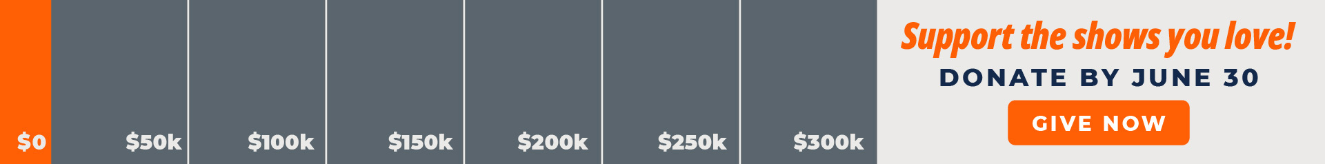 Support the shows you love! Donate by June 30 to help Illinois Public Media close the $300,000 funding gap for fiscal year 27. 