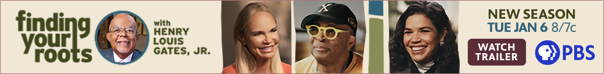 New season of Finding Your Roots with Henry Louis Gates, Jr. begins January 6 at 7:00 pm Central.