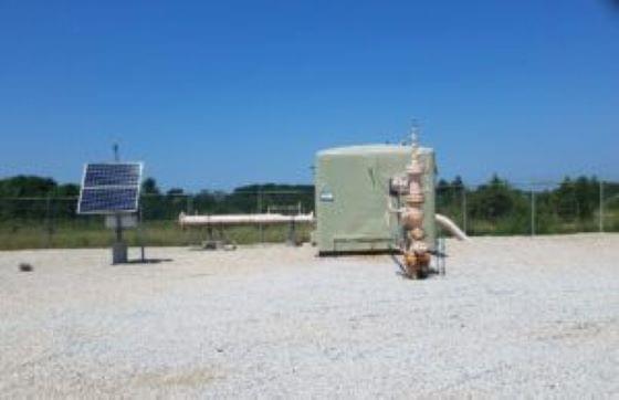 One of the gas wells at the Peoples Gas Manlove Storage Field, located in rural Newcomb Township in northwest Champaign County.