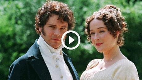 Man and woman embrace, screen shot from the show, click to play