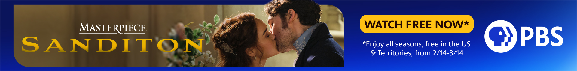 Rewatch and binge seasons 1 - 3 of Sanditon from MASTERPIECE.