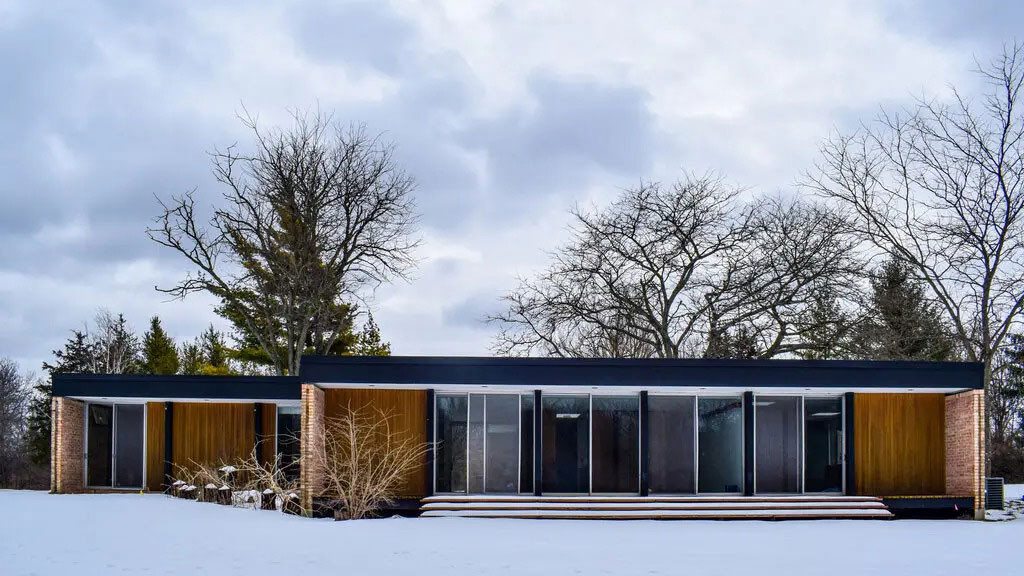 The 2,200-square-foot house was built by the local Modernist architect John Schmidtke. Some are hoping it will be preserved.