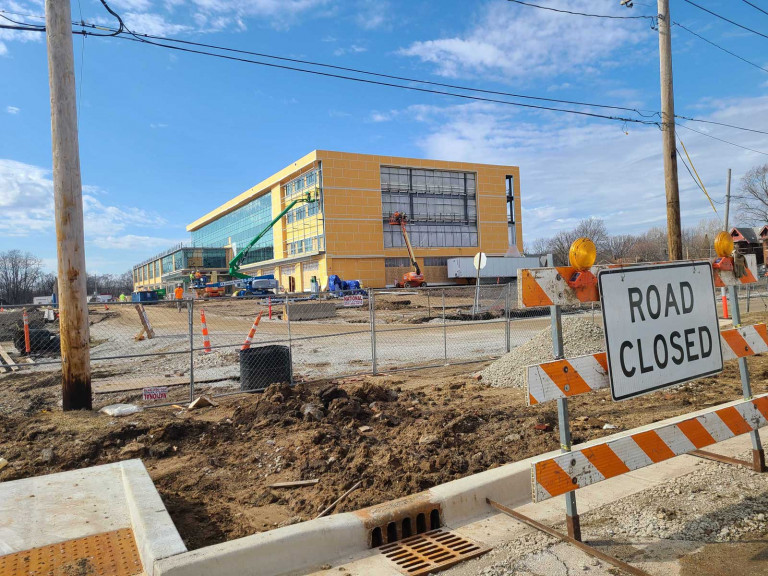Construction continues on the Carle at the Riverfront project in Danville. It's one of several economic development projects Mayor Rickey Williams, Jr. hopes will revitalize the city.