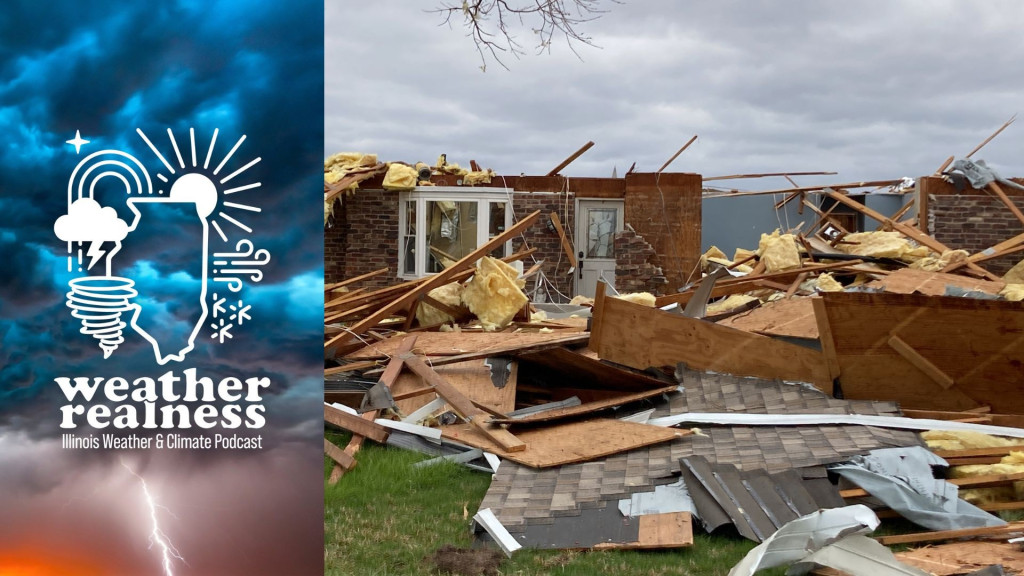 A house in Crawford County, Illinois, was one of many struck by tornadoes on March 31