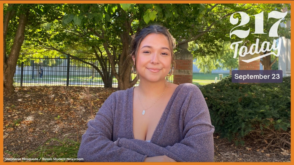 Jazmin Olivas is a senior at the University of Illinois. She received the Student Leadership Award for her work as a volunteer and case manager at The Immigration Project in Champaign.