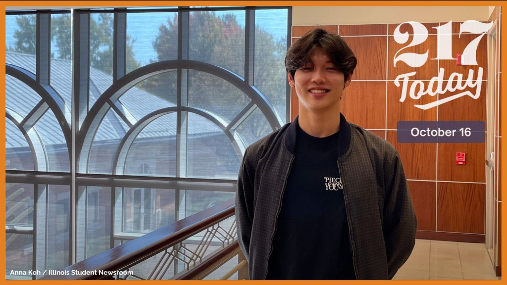 Robert Gao, a senior at University Laboratory High School in Urbana, says his love for poetry started during the COVID pandemic, when he discovered poetry. “It became a way to sort of put my soul onto the paper in a way that nonfiction writing couldn’t,” Gao said.