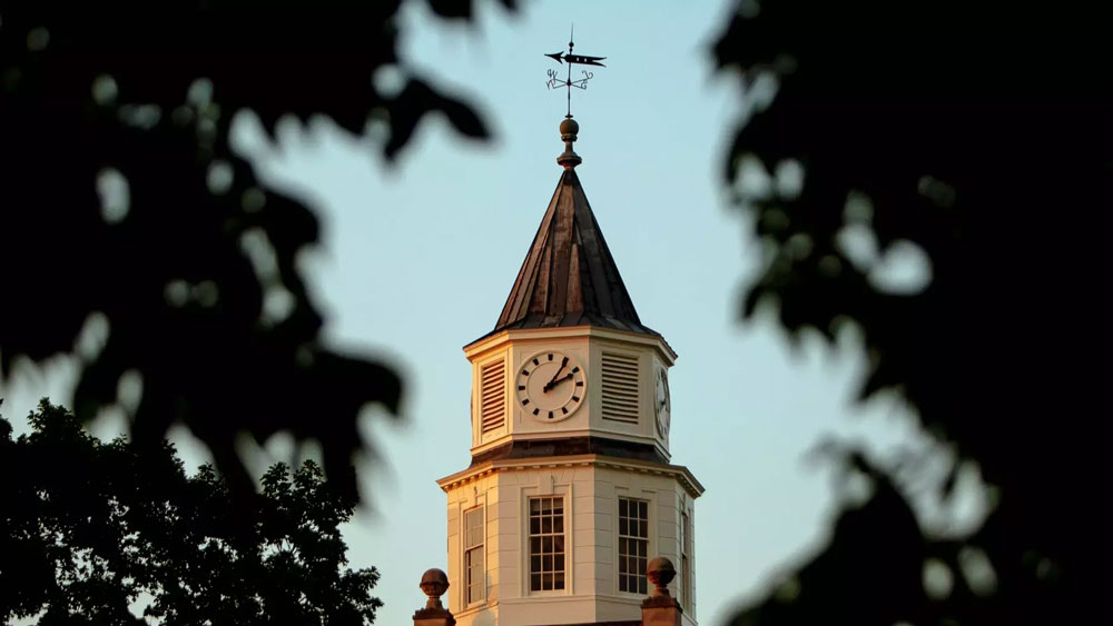 Pulliam Clock Tower stands on the campus of Southern Illinois University in Carbondale. The college is seen as the economic anchor in Carbondale and southern Illinois.