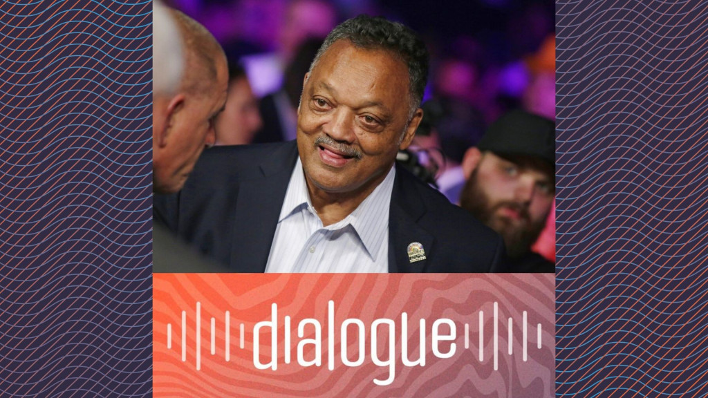 Jesse Jackson smiling