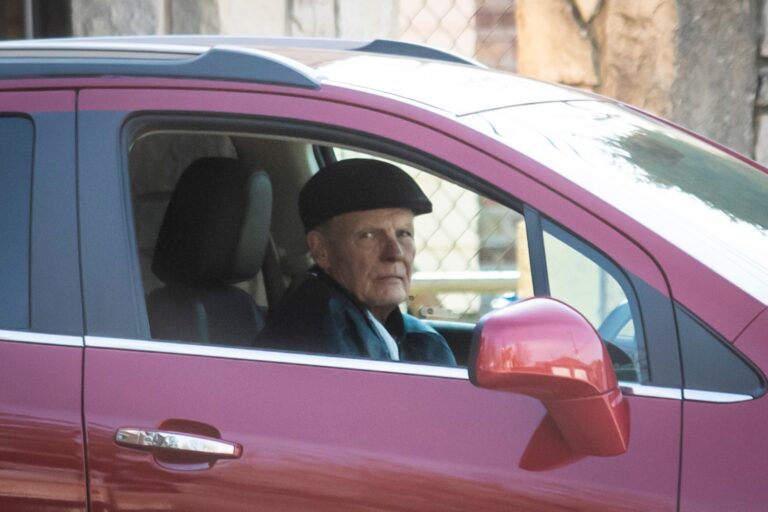 Former Speaker of the House Michael Madigan parks in the garage at his Southwest Side home, Wednesday afternoon, March 2, 2022.