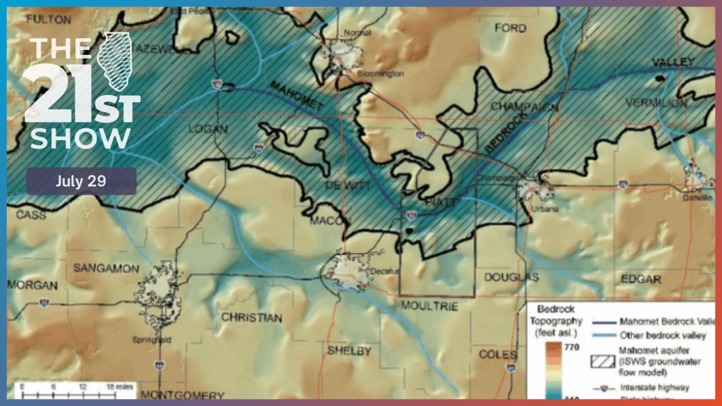 map Mahomet Aquifier