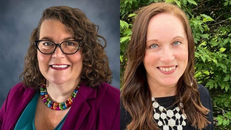 (From left) Dr. Dawn Beichner and Dr. Erin Mikulec - From dress code double-standards to sexual violence policies, a new volume from Dr. Erin Mikulec and Dr. Dawn Beichner explores the relegation of school-aged girls to simply a “distraction.”