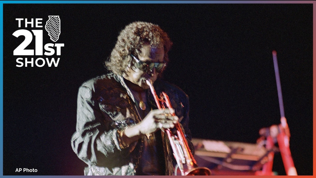 The late Miles Davis performing in 1987 in the old Roman Amphitheater in Caesarea, North of Tel Aviv, Israel.