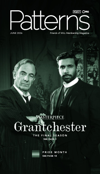 Photo of main characters of Grantchester on the occasion of the premiere of its final season.  See page 1 for more. Also a note to view Pride Month programs on page 10.