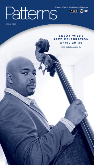 Photo of Christian McBride with a bass instrument.