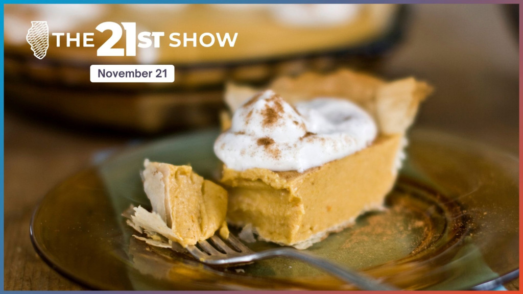 a slice of pumpkin pie with whipped cream