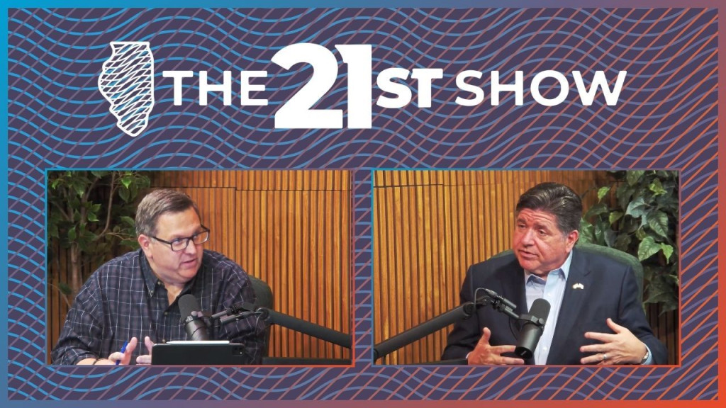 Illinois Governor JB Pritzker sat down with 21st Show host Brian Mackey last week in the podcast studio at Illinois Public Media station in Urbana. 