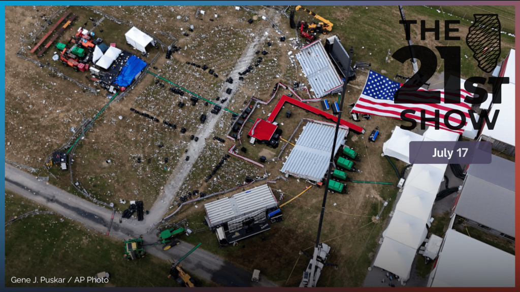 This is a photo of the Butler Farm Show, site of a Trump campaign rally that was taken on Monday July 15, 2024 in Butler, Pa. On Saturday July 13, 2024, former President Donald Trump was wounded during an assassination attempt while speaking at the rally. 