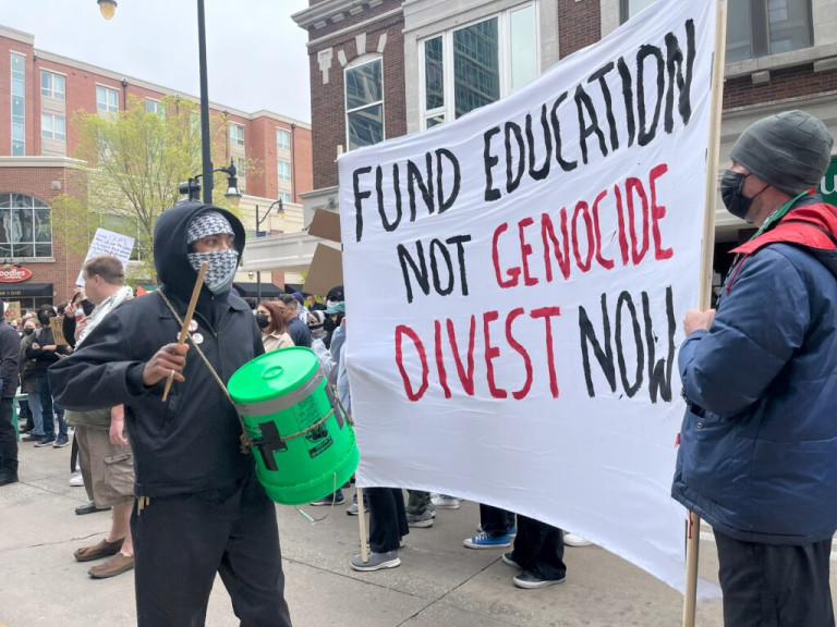 Student protesters camped out on UIUC’s campus for nearly two straight weeks, until they decided to remove the encampment Friday, May 10. Organizers with SJP UIUC said in an announcement on their Instagram page that their demonstration is not over.